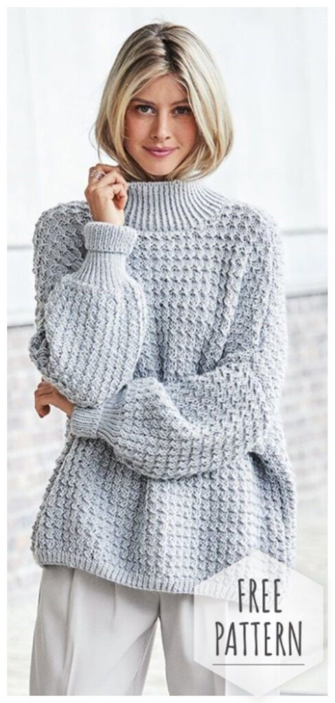 Oversized Sweater Crochet Crochet Sweater Pattern Free Oversize 
