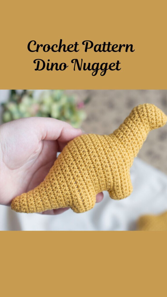PDF Pattern Dino Nugget Crochet Dinosaur Pattern Cnicken Inspire 