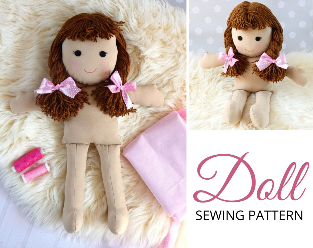 PDF Rag Doll Sewing PATTERN Tutorial Cloth Doll Pattern Etsy 