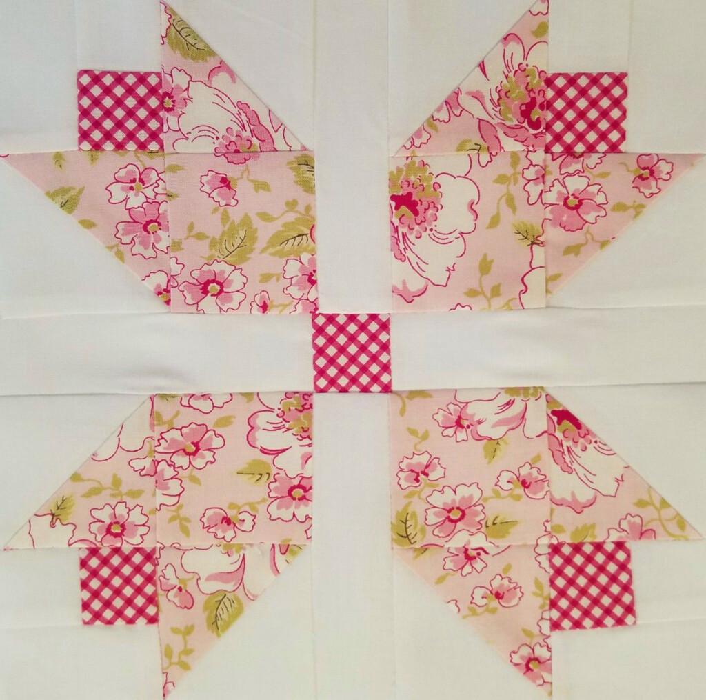 Pieced Tulip Quilt 9 1 2 quot Block