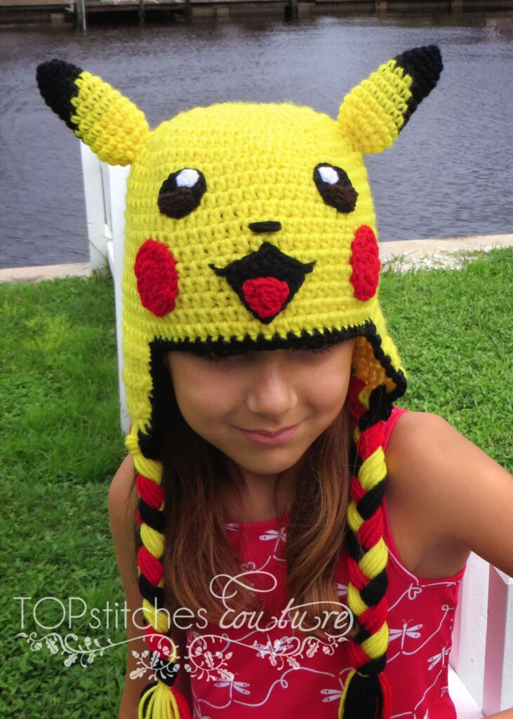 Pikachu Hat Crochet Pattern Pokemon Crochet Hat Pattern Pikachu Costume 