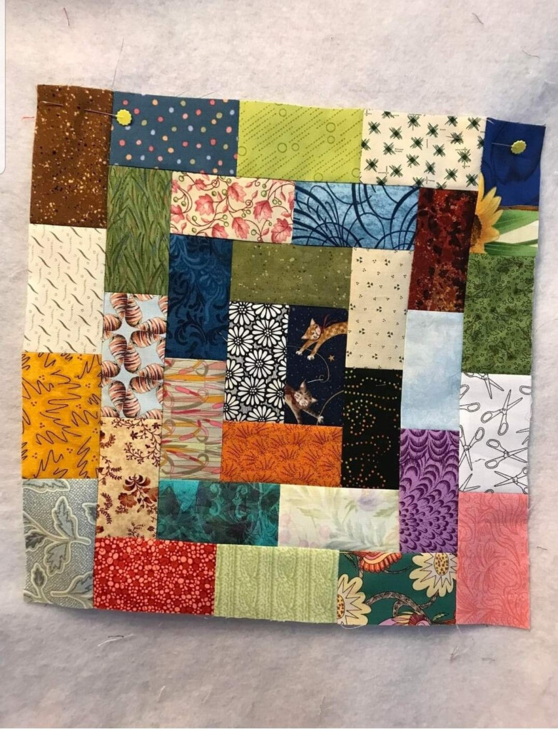 Potato Chip Quilt Block Pattern Free And Pressing Directions Too 