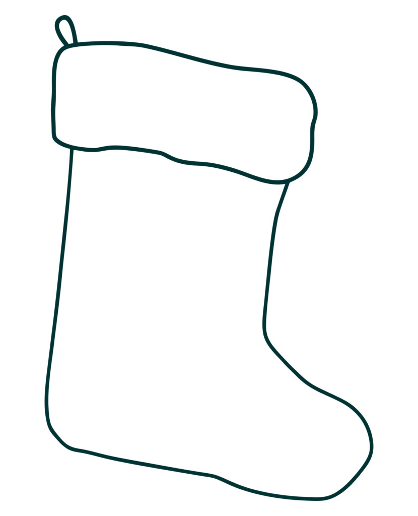 Printable Christmas Stocking Pattern Free