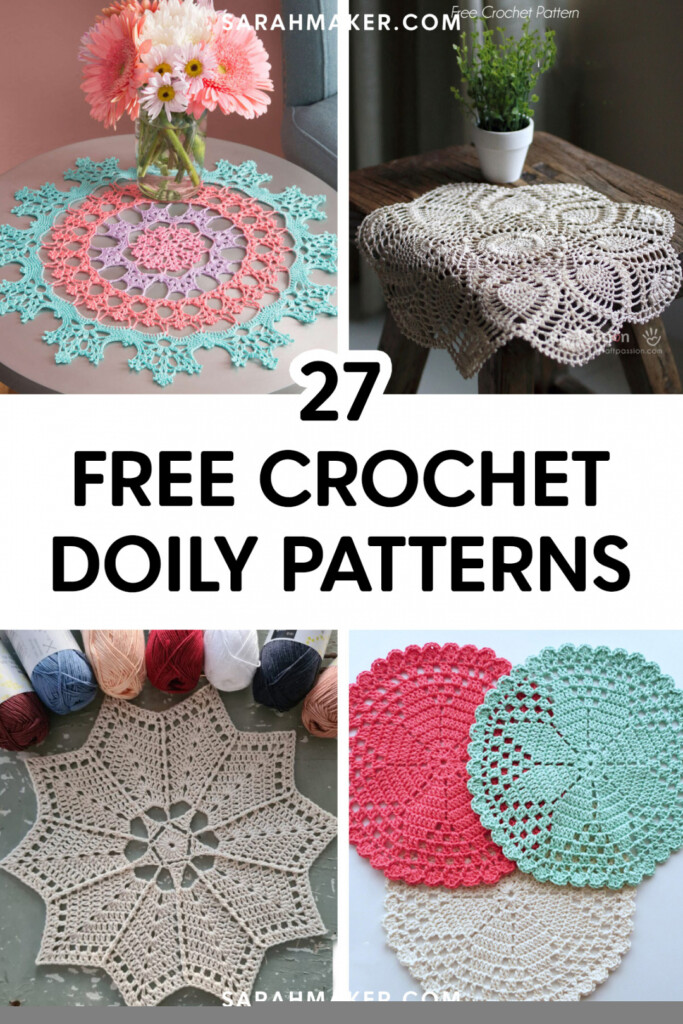 Printable Free Crochet Doily Patterns Diagrams FREE Printable HQ