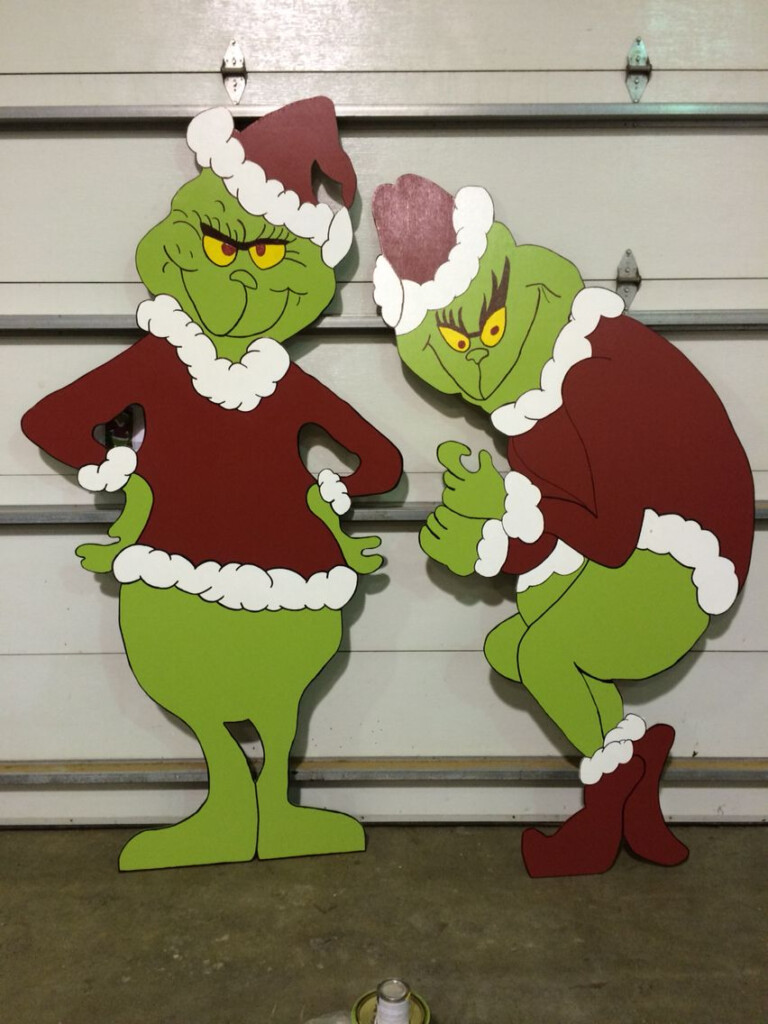 Printable Grinch Plywood Cutout Pattern Free Web Paint The Printable 