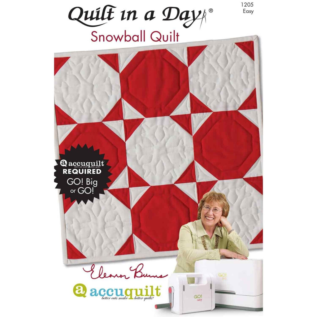 Quilt In A Day Snowball Quilt Pattern Booklet By Eleanor Burns 