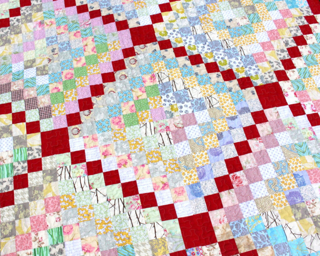Quilt Pattern Trip Around The World Quilt Easy Quilt Etsy