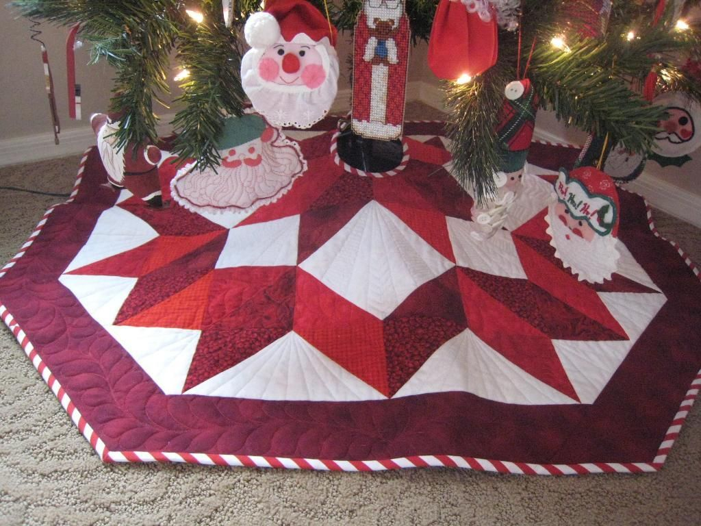 Quilted Christmas Tree Skirt Patterns