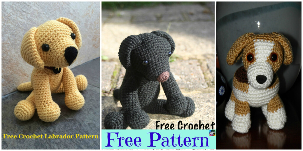 Realistic Dog Crochet Patterns Free Free Crochet Puppy Pattern Triple 