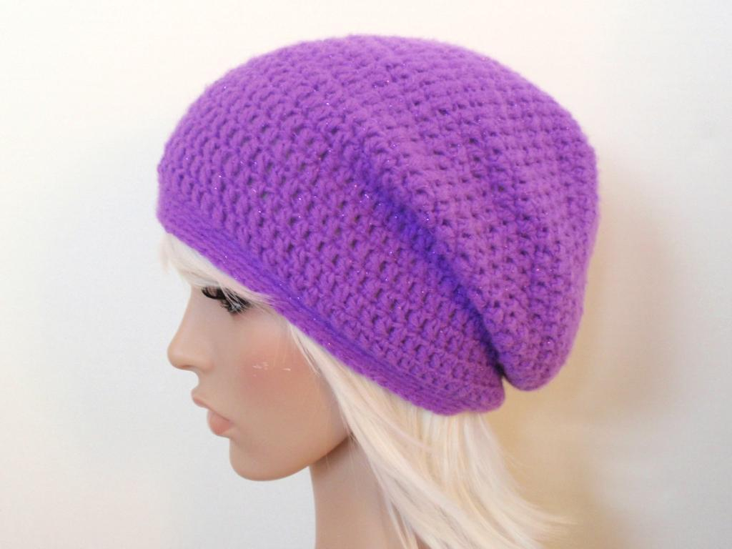 Really Easy Slouchy Beanie Knitting Bee
