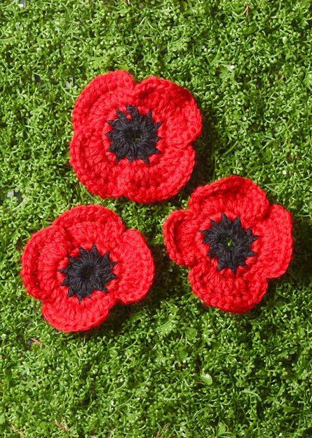 Remembrance Poppy Free Crochet Pattern Crochet Kingdom
