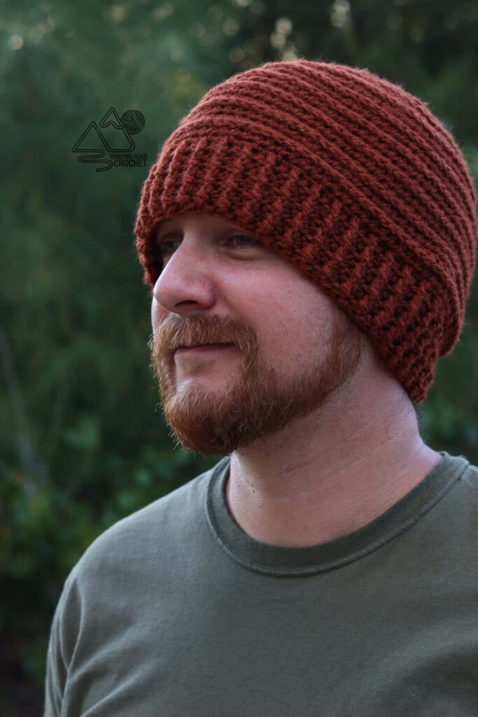 Ribbed Crochet Beanie Free Pattern And Video Tutorial Winding Road 