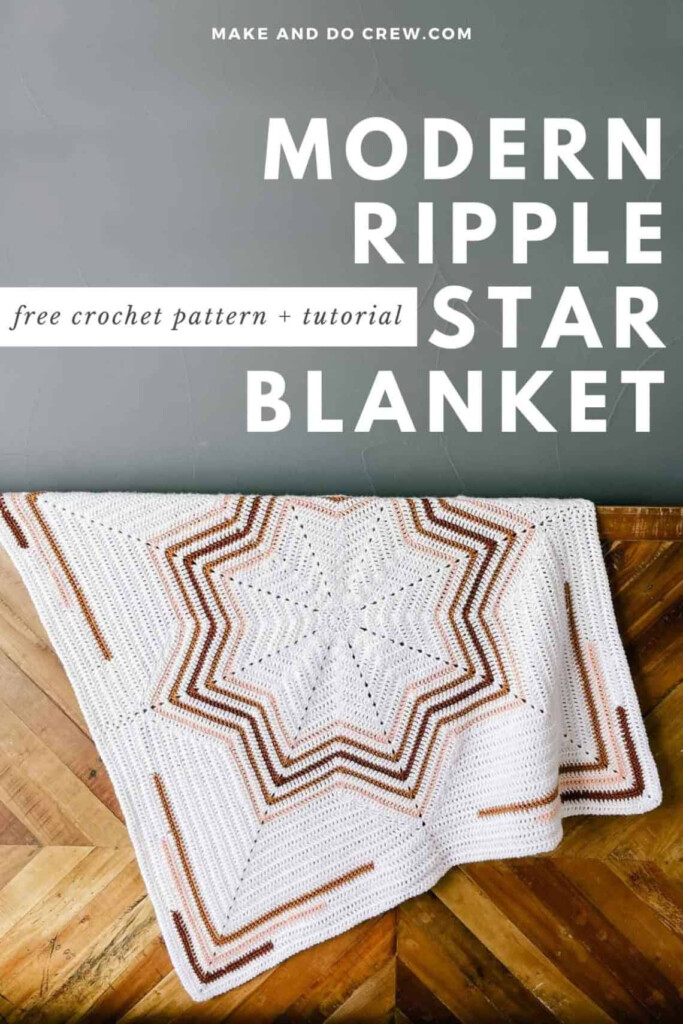 Rising Crochet Star Blanket Free Pattern Part 1 Make Do Crew