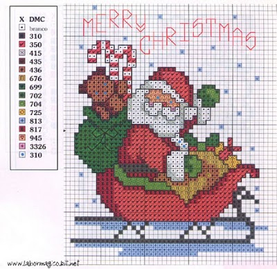 Santa Claus Cross Stitch Patterns Embroidery And Arts Creatives