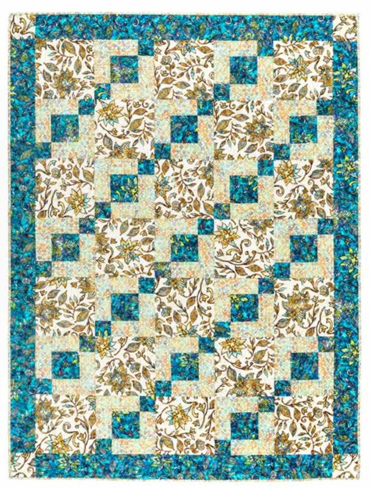 Sew Fast Free 3 Yard Quilt Pattern Three Yard Quilts Are So Easy To 