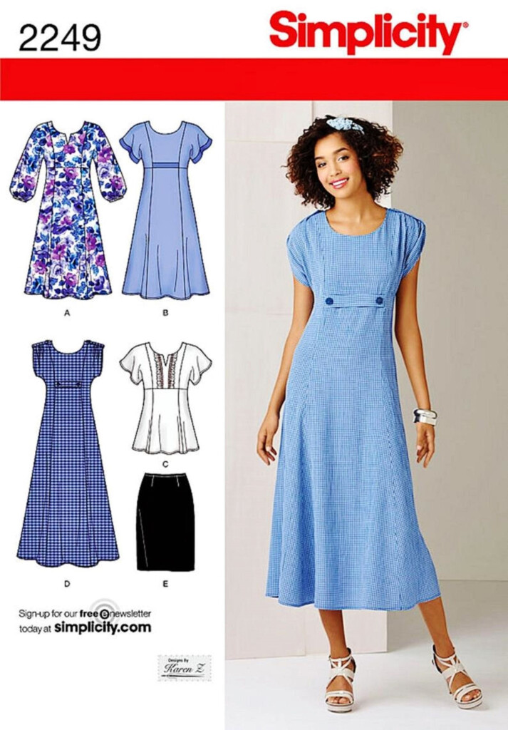 Sewing Pattern Women 39 s A line Dress Pattern Pullover Tunic Top Pattern 