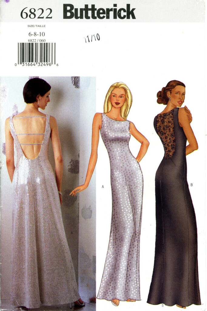 Sewing Patterns For Formal Dresses
