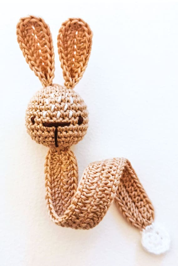 Simple Crochet Bunny Bookmark Free PDF Amigurumi Pattern Lovelycraft