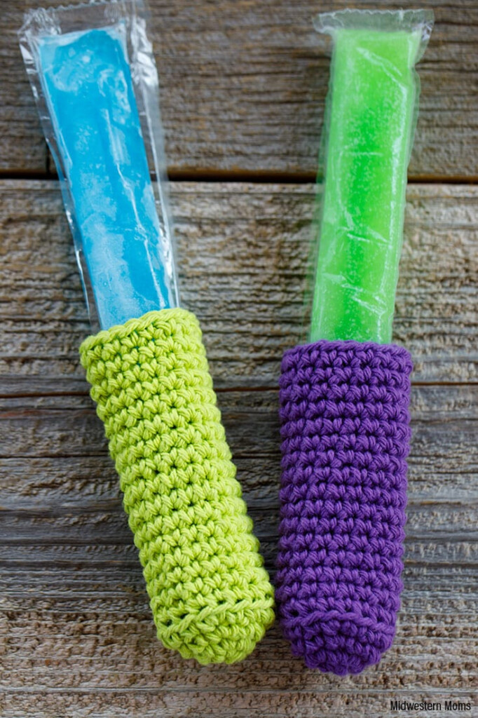 Simple Crochet Popsicle Holder Pattern