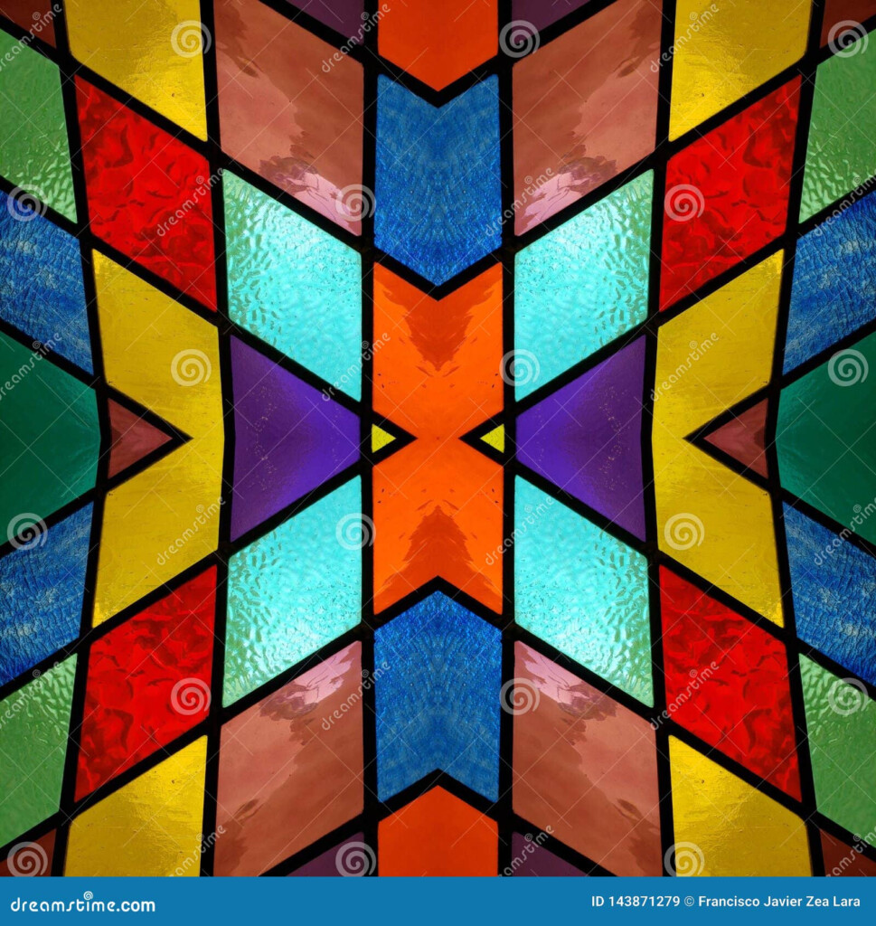 Simple Geometric Stained Glass Patterns