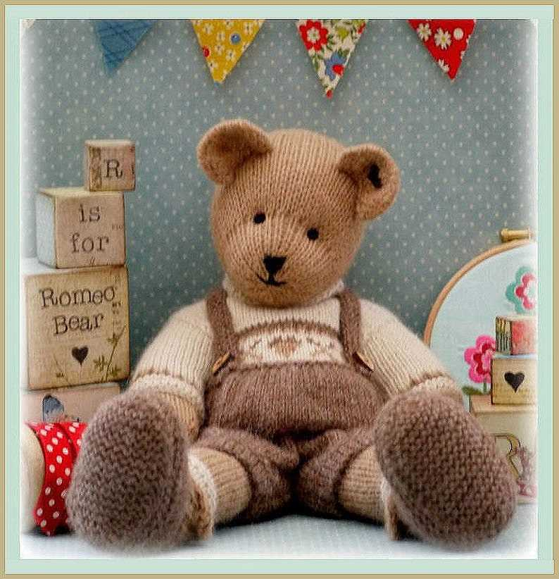 Simple Knitting Pattern For A Free Teddy Bear