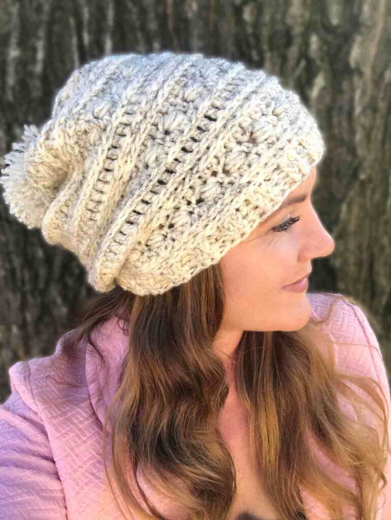 Slouchy Beanie Free Crochet Pattern Printable Templates Free