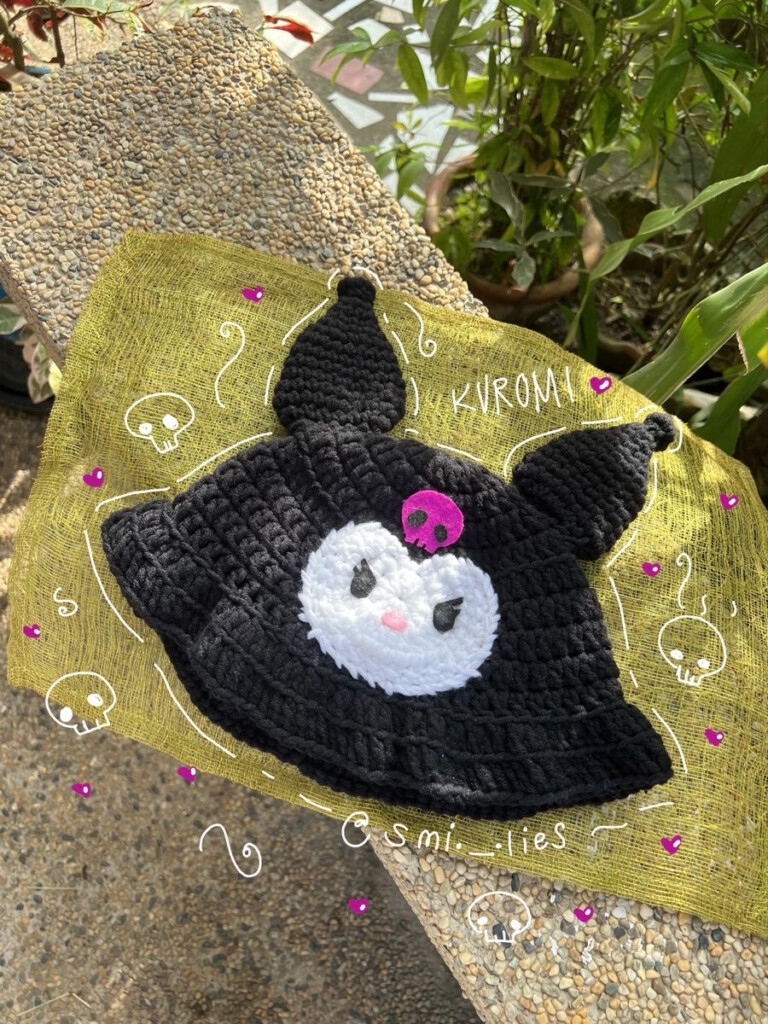 Smilies Crochet On Instagram quot Kuromi Bucket Hat Met This Kind Lady 