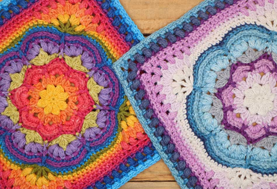 Squares Hooked On Sunshine