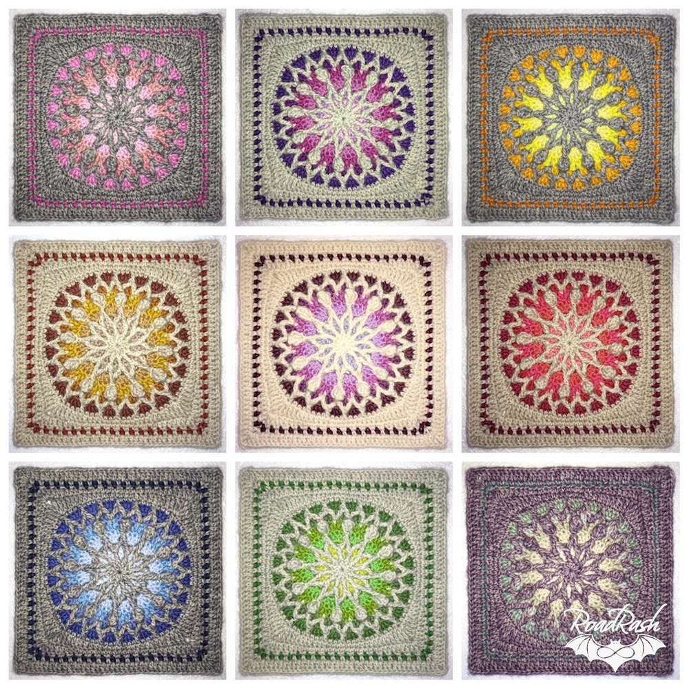 Stained Glass Lantern New Crochet Square Pattern LillaBj rn 39 s 