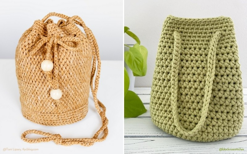 Stylish Crochet Bucket Bags Ideas And Free Patterns Your Crochet