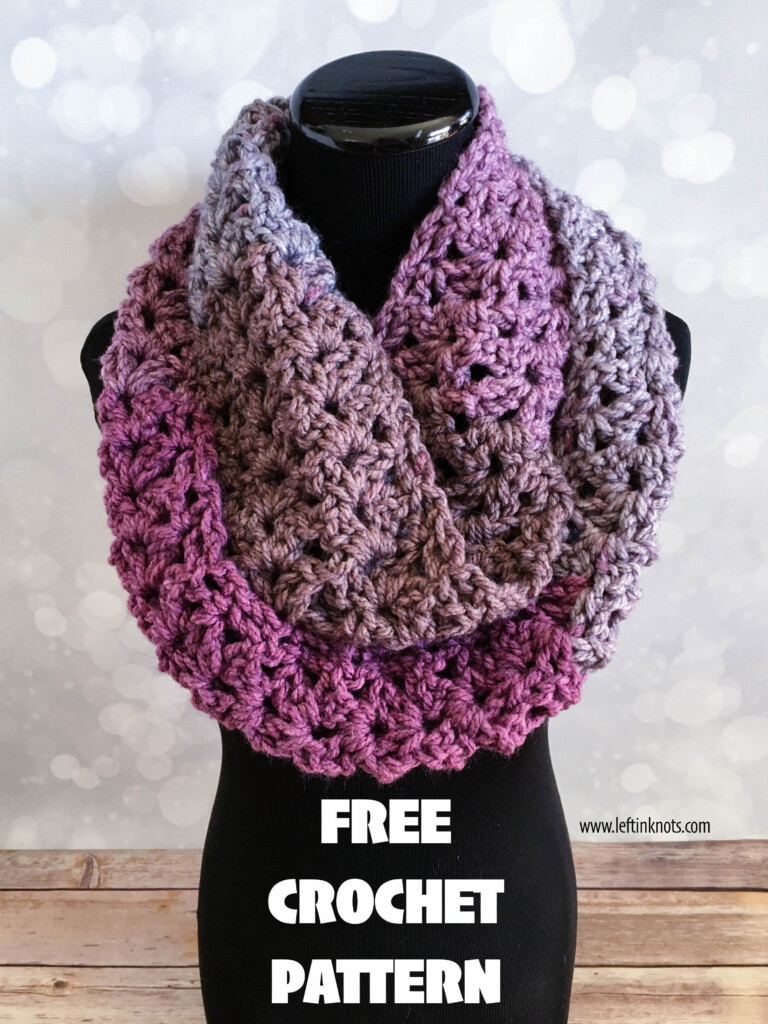 Super Bulky Scarf Crochet Pattern Ribbed Yarn Easy Lengthwise Snuggle 