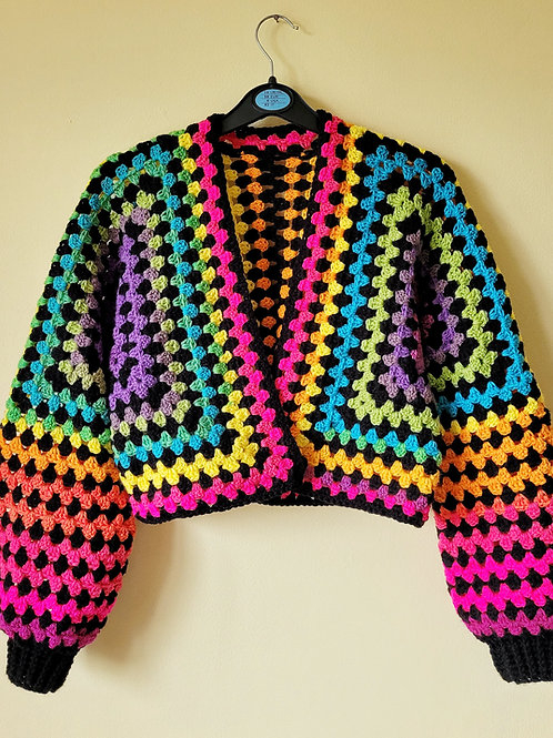 The Granny Hexagon Cardigan Pdf Pattern Craft And A Cuppa