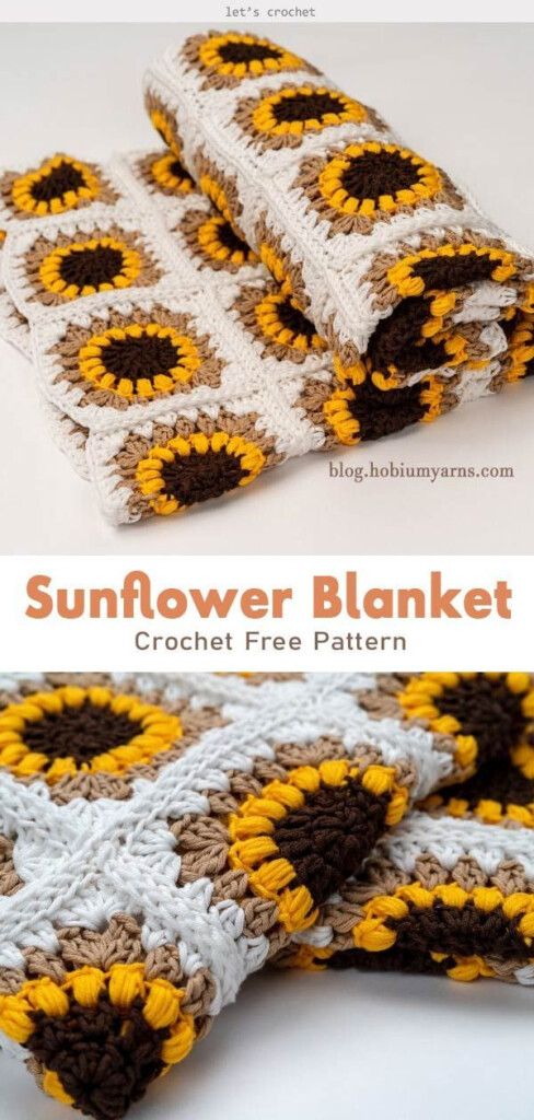The Sunflower Blanket Free Crochet Pattern Artofit