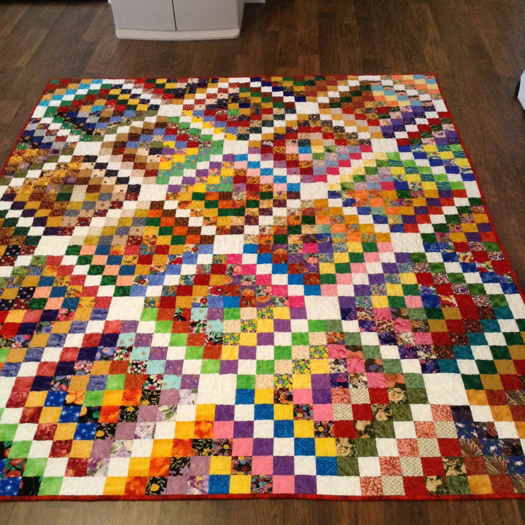 Trip Around The World Quilt Free Pattern Learn How To Make This Class 