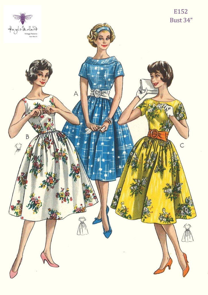 Vintage Dress Patterns 1950S Free 6 Reviews Sewing Alterations 
