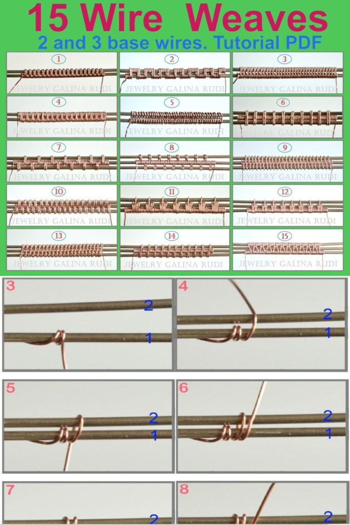 Weaving Step By Step Wire Weaving Patterns Free Web Hand Weaving A 