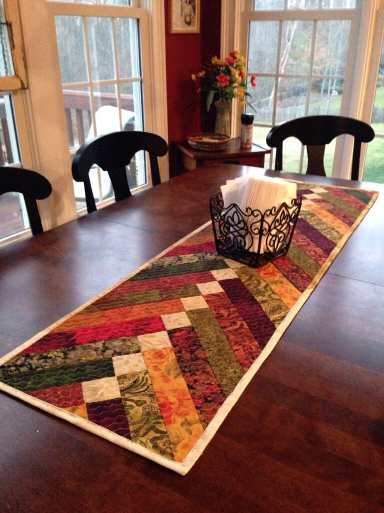 Wedge Fall Table Runner Patterns Euroholf