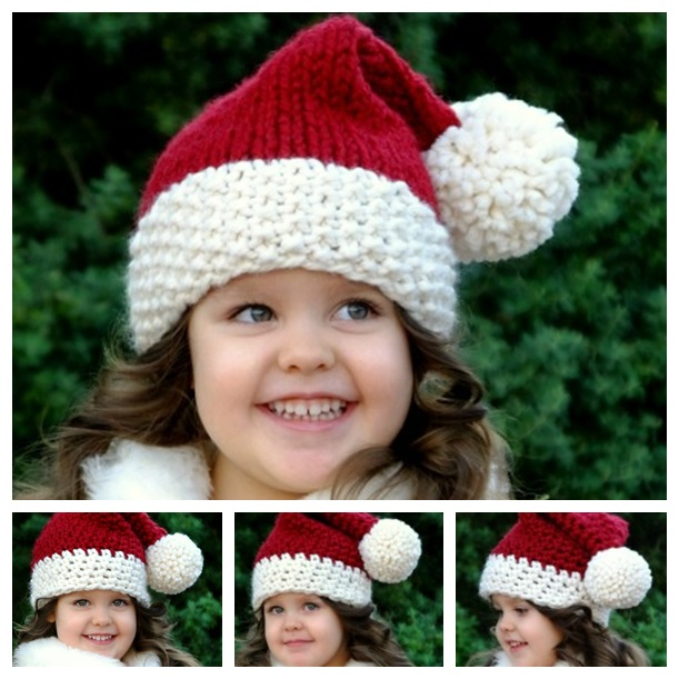 Wonderful DIY Crochet Classic Santa Hat With Free Pattern